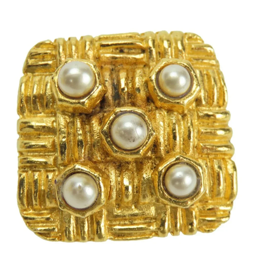 CHANEL Authentic Gold Earrings - Picture 7 of 9